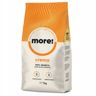Zrnková káva -  Viac kávových zŕn Crema 1 kg