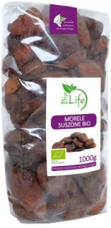 Sušené ovocie - Sušené marhule 1KG ekologický biolfife bez síry