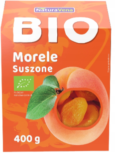 Sušené ovocie - Sušené marhule sladké naturavena 400 g bio