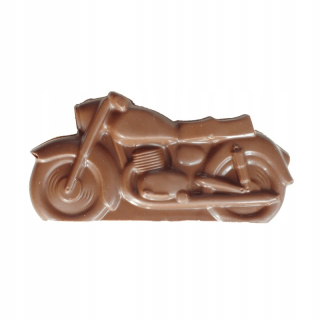 Motorový motocykel s čokoládou