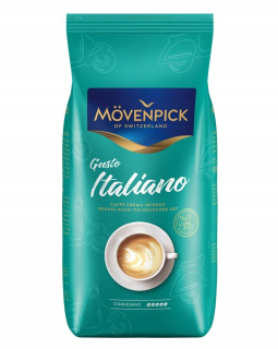 Zrnková káva -  MOVENPICK 1KG CAFFE CREMA GUSTO IT. kávové zrná