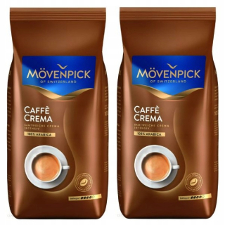 Zrnková káva - MOVENPICK CAFFE CREMA CREAIN 2 x 500 g