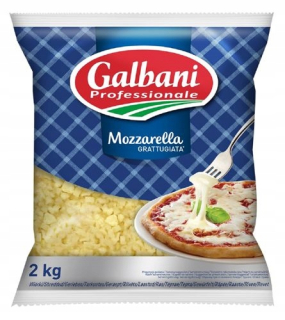 Talianska mozzarella na pizzu Galbani 2 kg syr