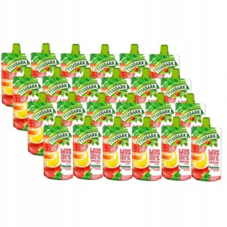 Mus 100% Strawberry Apple Banana Carrot Set 24