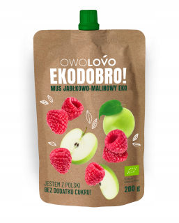 Mus EKO Apple-Malina Owolovo * 16 x 200 g * NOVÉ