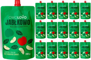 Ovocná jablková pena Owolovo Premium x 16 kusov