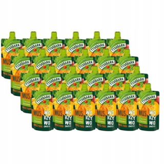 Mus mush Vegetables Mango Ovocie Pumpkin Carrot Set 24x