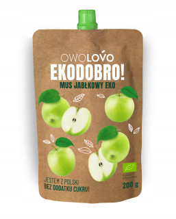 Apple Mousse Owolovo * Ekodoobro 16 x 200 g * NEW