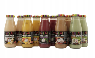 Ovocná pena, zeleninový kokteilový mix 10 fliaš 2150 ml