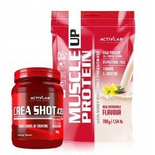 Kreatín - Sval hore 700g + Crea Shot 2.0 500g Vanilia Orange