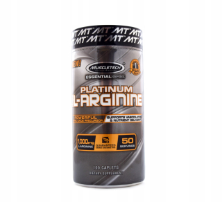 Muscletech L-Arginín 100c Nitrický oxidačný prekurzor