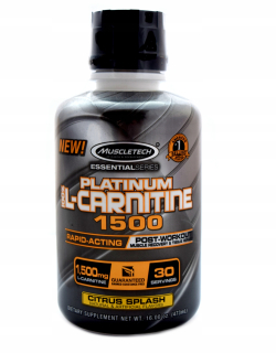 Spaľovač tuku - MuscleTech Platinum 100% L-karnitín 1500 473 ml