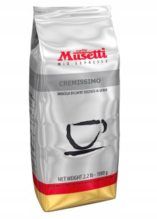Zrnková káva -  MUSETTI 100% CREMISSIMO 1 KG