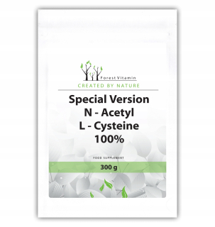 NAC N- ACETYL-L-CYSTEIN 300 g ČISTÝ PRÁŠOK