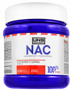 Aminokyseliny - Nac UNCH 200 g N-Acetyl-L-Cysteín Antioxidant