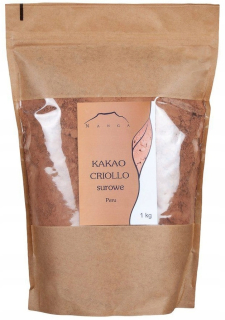 NANGA KAKAO CROLLO RAW RAW 1KG Mleté Peru