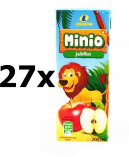 Minio Nápoj so slamou Apple Lewiatana 27 x 00ml