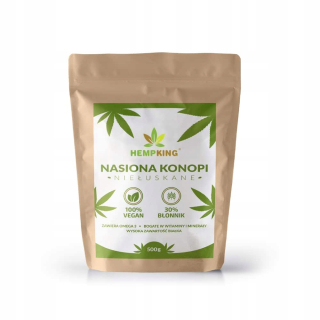 Konopné semená konope King 500 g superfoods vegán