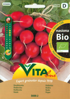Semená reďkovky (SAXA 2) BIO 5 G - VITA LINE