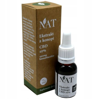 CBD - NAT CONCELLE OIL CBD 10% extrakt z 1500 mg 15 ml