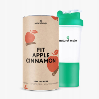 Prírodné Mojo Fit Shake - Fit Apple + Shaker