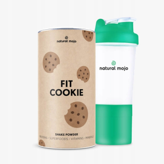 Prírodné Mojo Fit Shake-Fit Cookie + Shaker