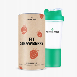 PRÍRODNÝ MOJO FIT SHAKE-set jahoda + trepačka