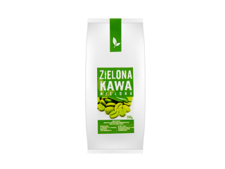 Káva mletá - Prírodná káva Zelená Mincia 1kg Santos Arabica
