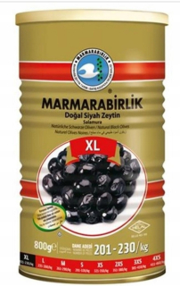 Prírodné čierne olivy so semenami MEGA 800G