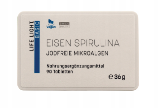 PRÍRODNÉ ŽELEZO CHLOROFIL MIKROORASOVÉ SPIRULINA