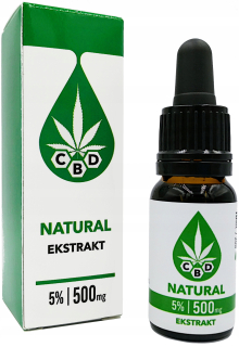 CBD - PRÍRODNÝ OLEJ CBD 5% | 500mg | CERTIFIKOVANÉ