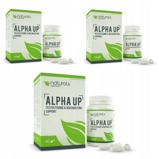 Testosterón - Naturals Premium Alpha UP 180 K Testosterón Libido