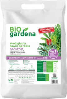 Hnojivo pre ihličnaté ekologické rastliny 8kg Bio Gardena