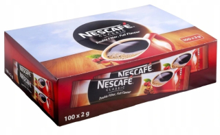 Zrnková káva -  NESCAFE Klasická rozpustná káva 100ks x 2G