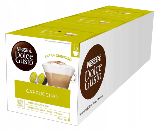 Kávové kapsule - NESCAFE DOLCE GUSTO Cappuccino XXL 90 kapsuly