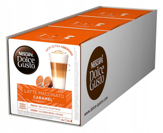 Kávové kapsule - Čiapka NESCAFE DOLCE GUSTO LATTE MACHIATTO CARAMEL 48