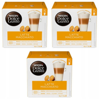 Kávové kapsule - NESCAFE DOLCE GUSTO LATTE MACCHIATO 90 Kapsuly