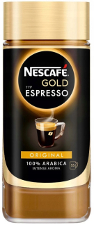 Instantná káva - NESCAFE GOLD Espresso Riešiť kávu 100 g de