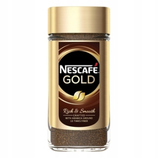 Instantná káva - Nescafé Gold Káva sa rozpúšťa. 100g-4ks.