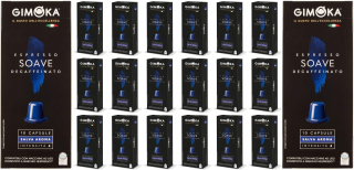 Kávové kapsule - NESPRESSO GIMOKA kapsuly bez kofeínu 200ks