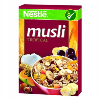 NESTLE MUSLI TROPICAL 350G - 5 kusov