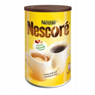 Instantná káva -  Nestlé Nescoré rozpustné kávu s oligofruktózou