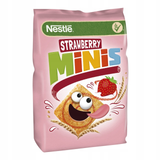 Nestled Raňajky lístkov Strawberry Minis 6SZTUK