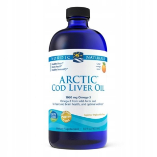 Nordic Naturals Arctic Cod Pečeň olej 473ml omega-3
