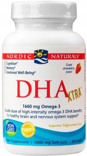 NORDIC NATURALS DHA XTRA OMEGA-3 60CAPS JAHODA