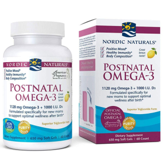 Nordic Naturals Postnatálny Omega-3 60Caps Fish Oil