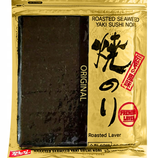 Japonska kuchyňa - NORI ALGAY PRE SUSHI SEAWEED ALGA YAKI GOLD 50KS