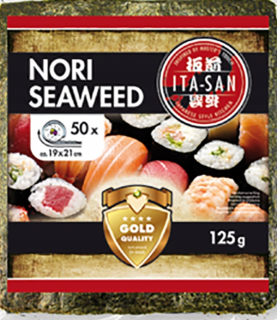 Japonska kuchyňa - NORI SUSHI GOLD - ALGAY SEAWEED ALGAE 50 ks
