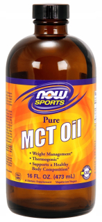 Teraz potraviny MCT oleja 100% čistá - 473 ml masová zóna
