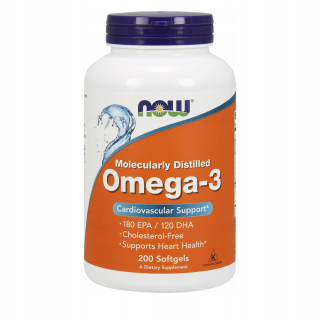 Teraz potraviny omega 3 200softgel USA mastné kyseliny